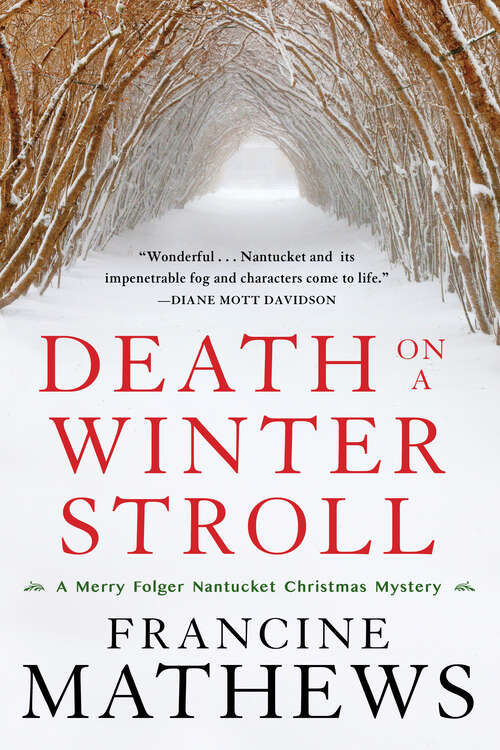 Book cover of Death on a Winter Stroll (A Merry Folger Nantucket Mystery #7)