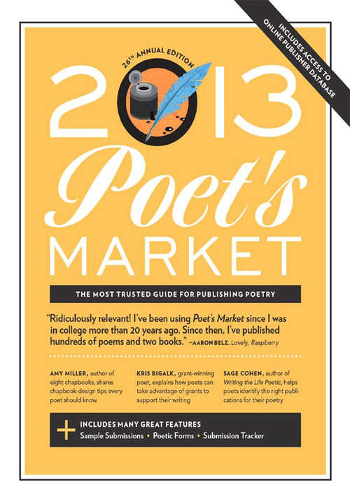 Book cover of 2013 Poet's Market