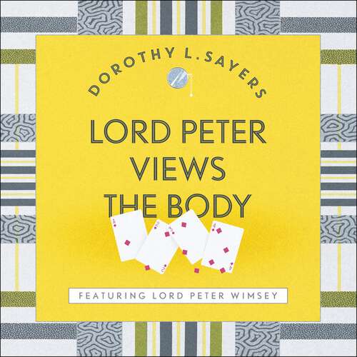Book cover of Lord Peter Views The Body