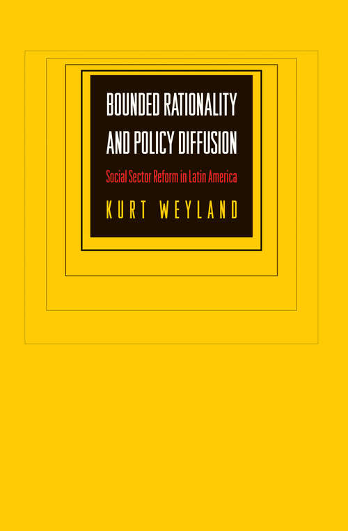 Book cover of Bounded Rationality and Policy Diffusion