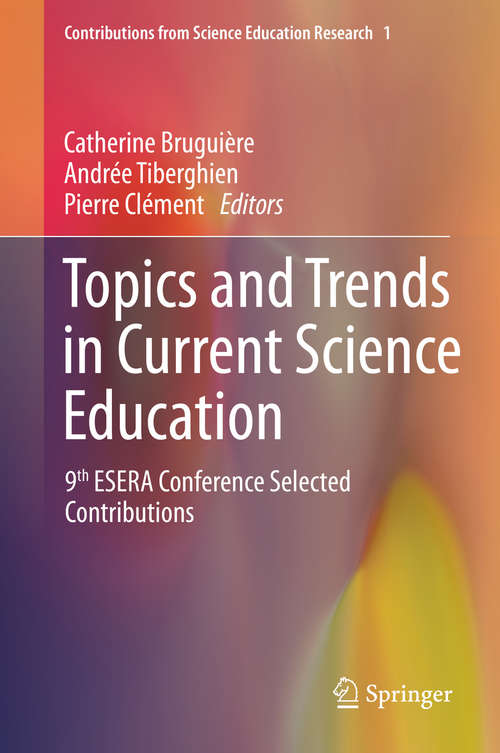 Book cover of Topics and Trends in Current Science Education