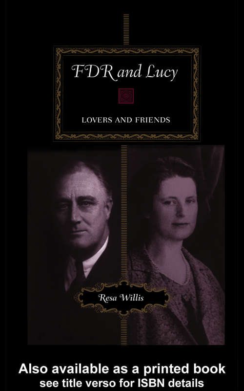 Book cover of FDR and Lucy: Lovers and Friends