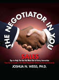 The Negotiator in You: Sales