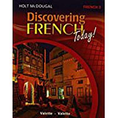 Book cover of Discovering French Today!, French 3, Rouge