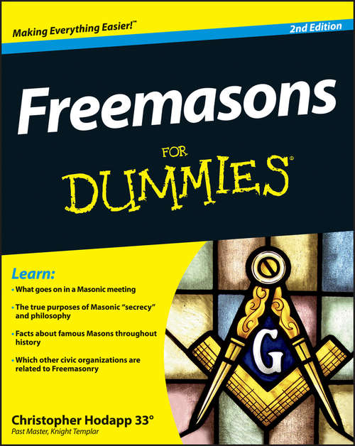 Book cover of Freemasons For Dummies