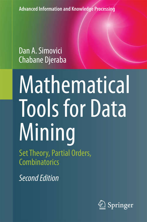 Book cover of Mathematical Tools for Data Mining