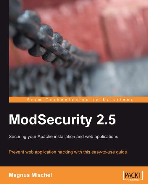 Book cover of ModSecurity 2.5