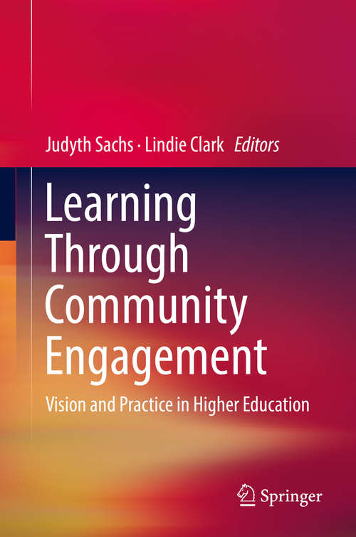Book cover of Learning Through Community Engagement