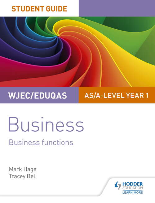 WJEC/Eduqas AS/A-level Year 1 Business Student Guide 2: Bus Func Epub