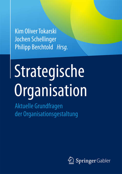 Book cover of Strategische Organisation