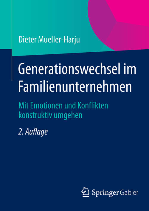 Book cover of Generationswechsel im Familienunternehmen