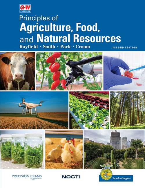 Book cover of Principles of Agriculture, Food, and Natural Resources: Applied Agriscience (2)