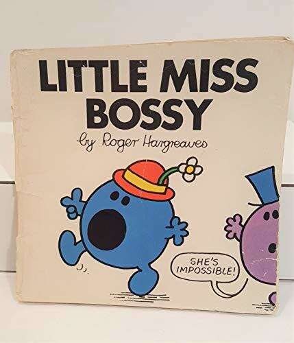 Book cover of Little Miss Bossy