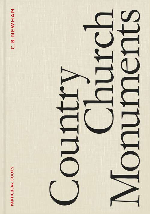 Book cover of Country Church Monuments