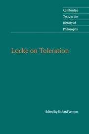 Book cover of Locke on Toleration
