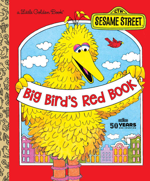 Book cover of Big Bird's Red Book (Little Golden Book)
