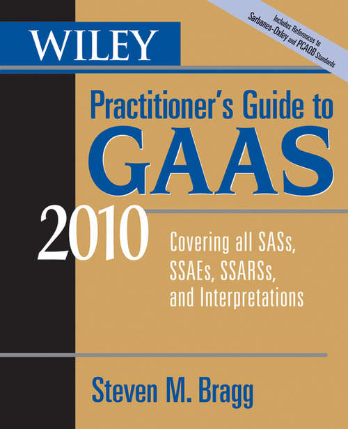 Book cover of Wiley Practitioner's Guide to GAAS 2010