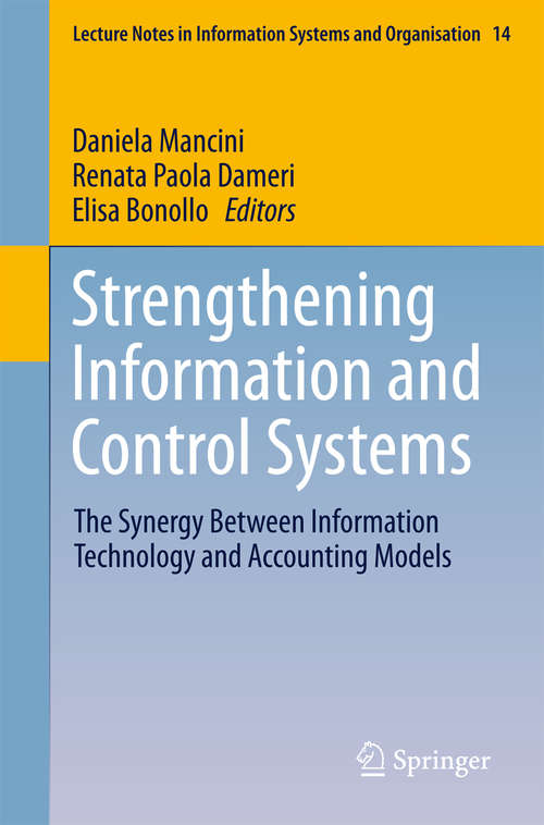 Book cover of Strengthening Information and Control Systems