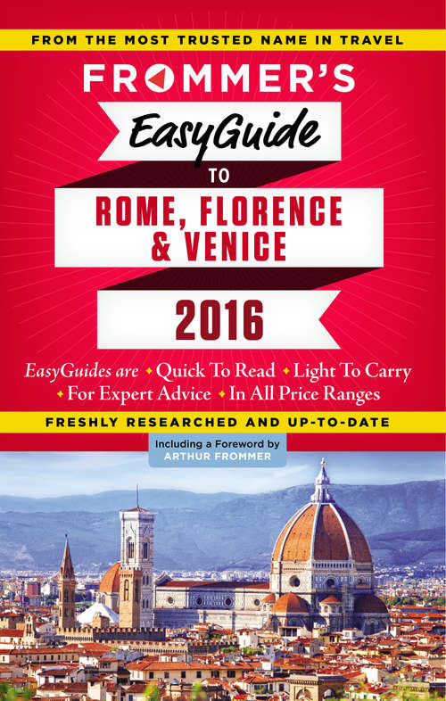 Book cover of Frommer's EasyGuide TO Rome, Florence & Venice