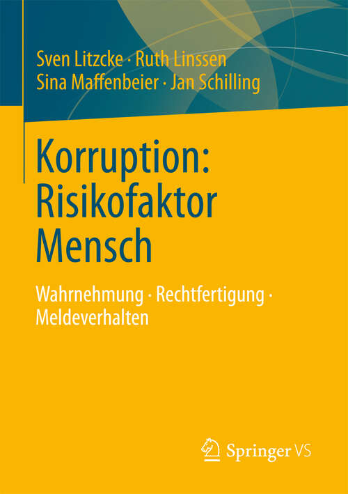 Book cover of Korruption: Risikofaktor Mensch