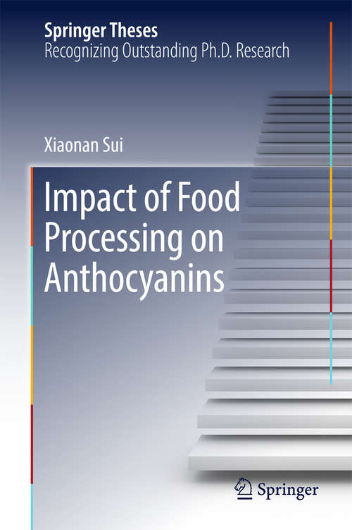 Book cover of Impact of Food Processing on Anthocyanins