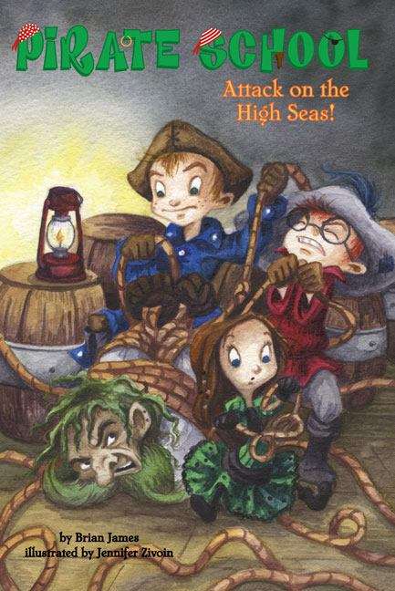 Book cover of Attack on the High Seas! (Pirate School #3)