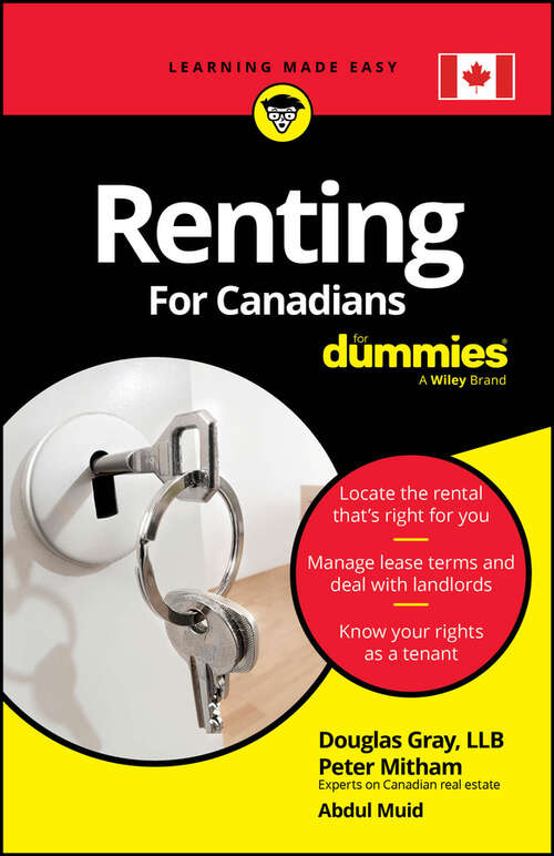 Book cover of Renting For Canadians For Dummies