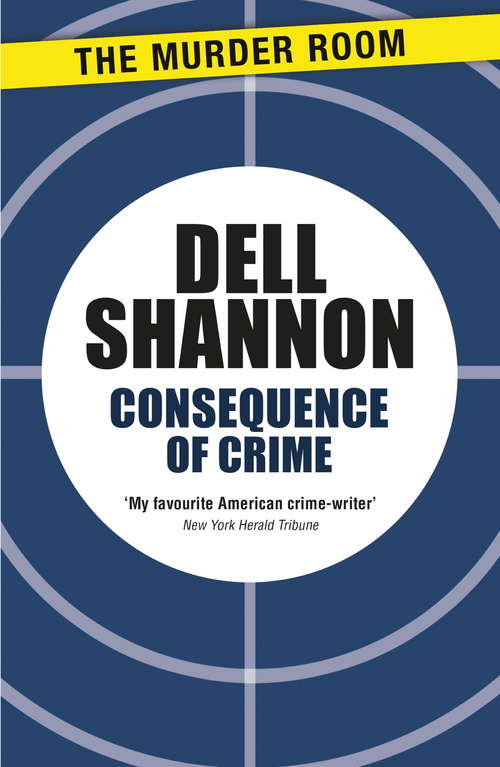 Book cover of Consequence of Crime