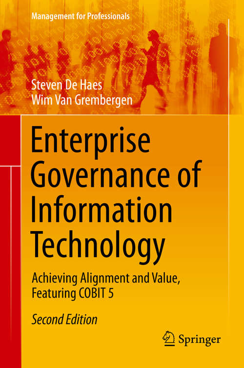 Book cover of Enterprise Governance of Information Technology