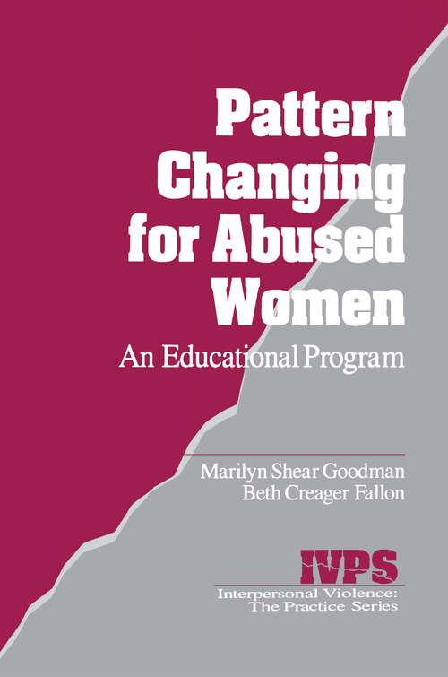 Book cover of Pattern Changing for Abused Women: An Educational Program