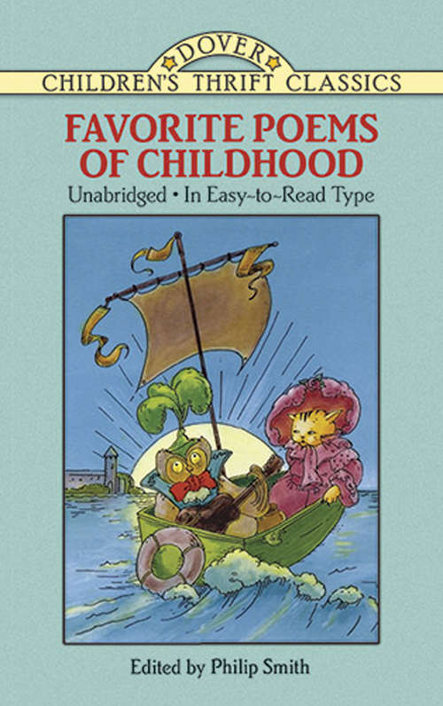 Book cover of Favorite Poems of Childhood (Dover Children's Thrift Classics)