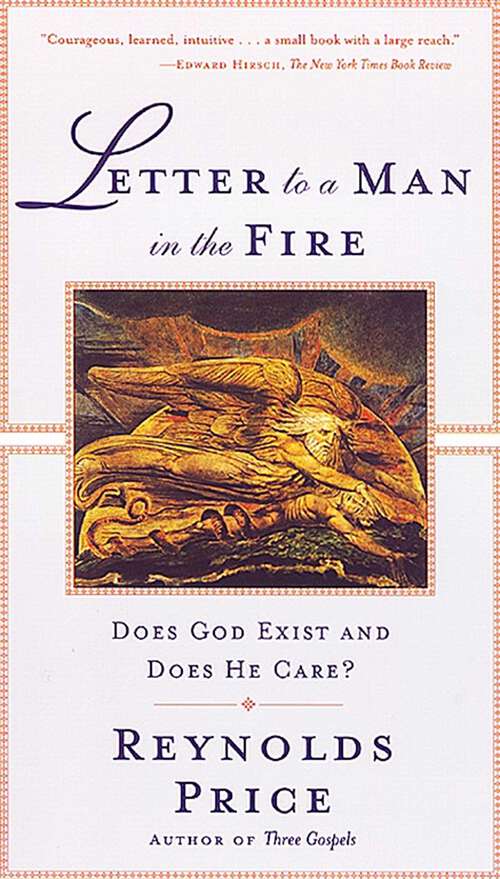Book cover of Letter To A Man In The Fire: Does God Exist And Does He Care
