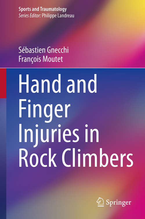 Book cover of Hand and Finger Injuries in Rock Climbers