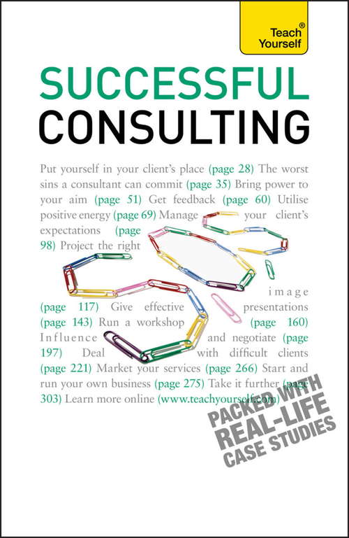 Book cover of Successful Consulting: Teach Yourself