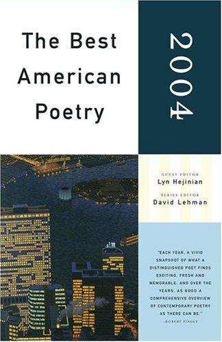 Book cover of The Best American Poetry 2004