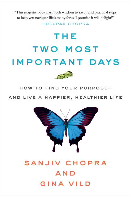 Book cover of The Two Most Important Days: How to Find Your Purpose - and Live a Happier, Healthier Life