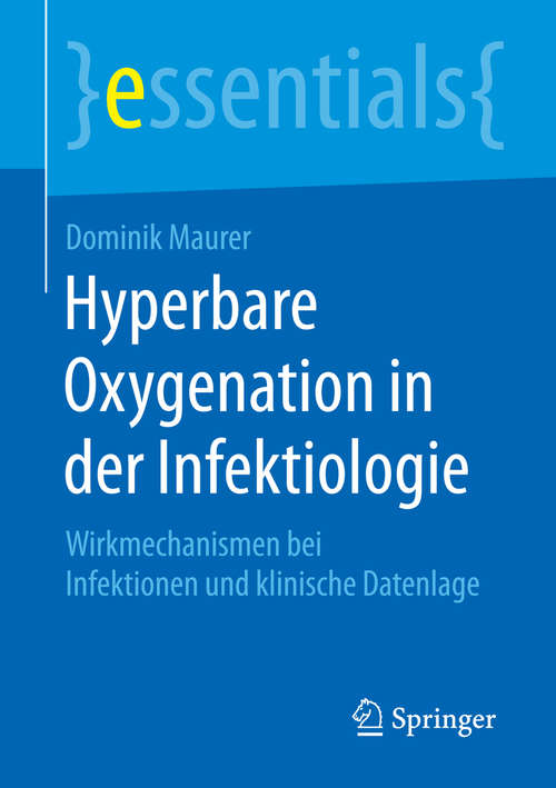 Book cover of Hyperbare Oxygenation in der Infektiologie