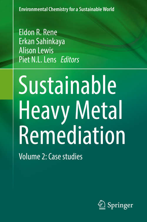 Book cover of Sustainable Heavy Metal Remediation