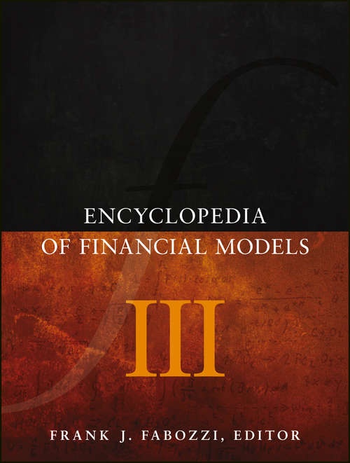 Book cover of Encyclopedia of Financial Models, Volume III