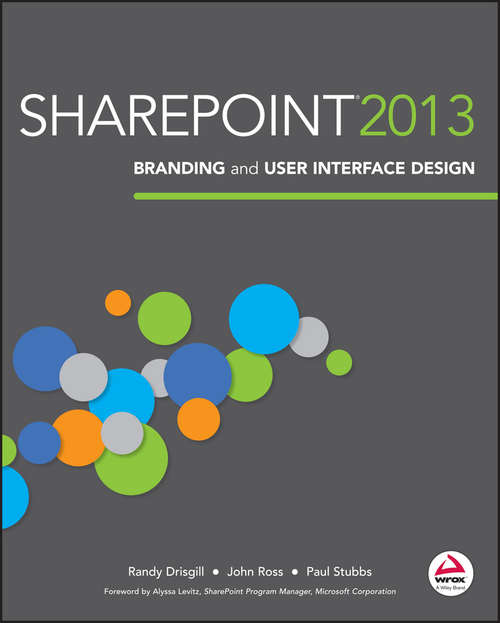 Book cover of SharePoint 2013 Branding and User Interface Design