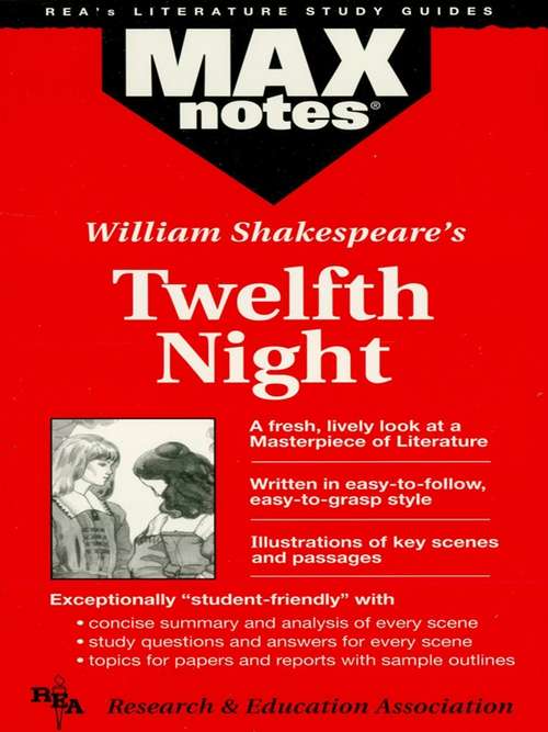 Book cover of Twelfth Night (Maxnotes Literature Guides)