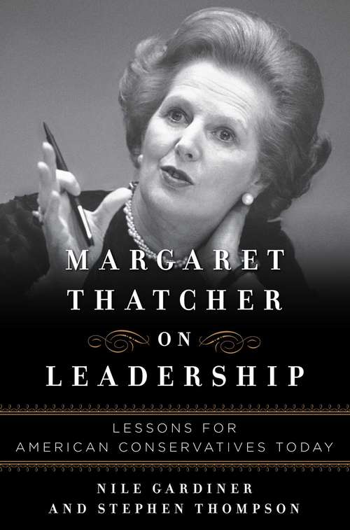Book cover of Margaret Thatcher on Leadership