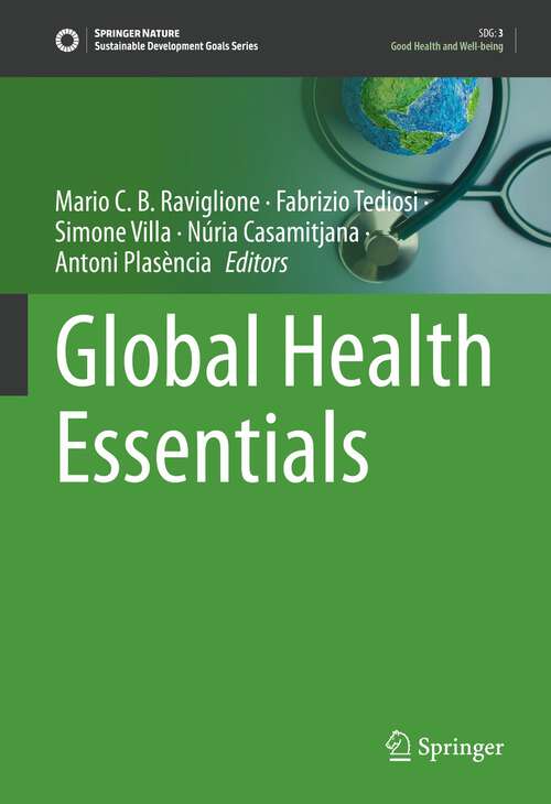 Book cover of Global Health Essentials (1st ed. 2023) (Sustainable Development Goals Series)