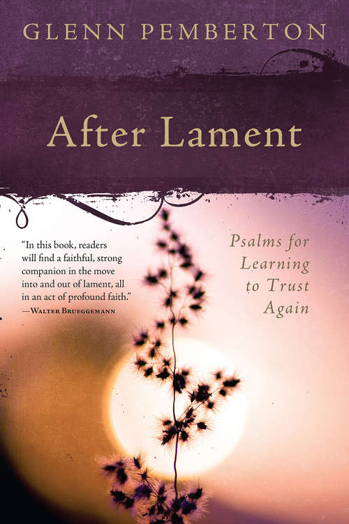 Book cover of After Lament: Psalms for Learning to Trust Again