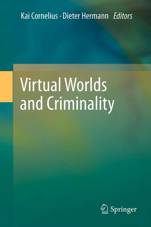 Book cover of Virtual Worlds and Criminality