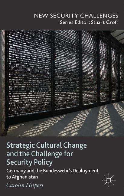 Book cover of Strategic Cultural Change and the Challenge for Security Policy