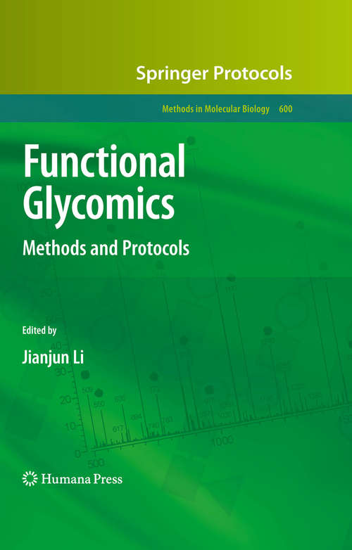 Book cover of Functional Glycomics