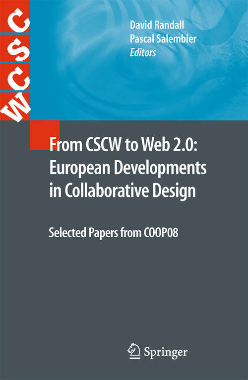 Book cover of From CSCW to Web 2.0: European Developments in Collaborative Design