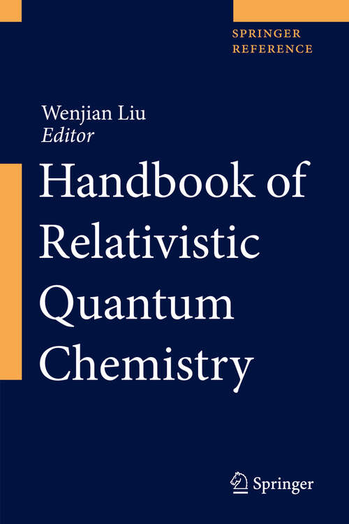 Book cover of Handbook of Relativistic Quantum Chemistry