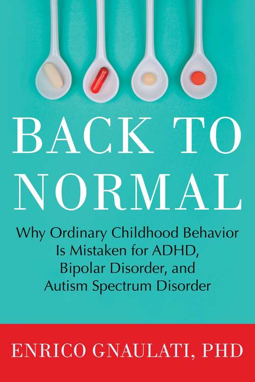 Book cover of Back to Normal